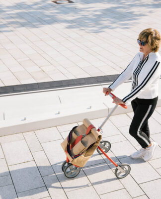 Nie wieder schwere Einkaufstüten schleppen – der CityCaddy macht’s möglich!