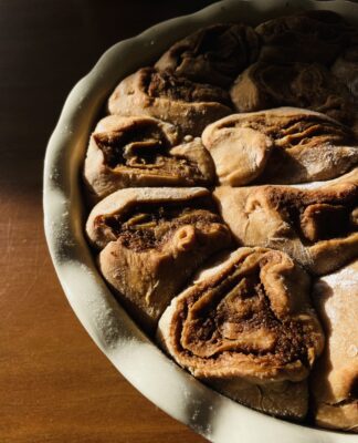 Foto des Tages: vegane und zuckerfreie Zimtschnecken im Herbst