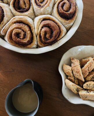 Foto des Tages: vegane Zimtschnecken mit natürlicher Süße