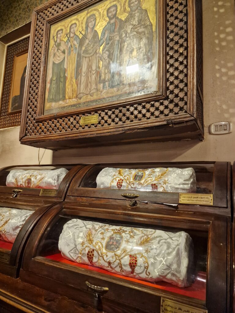 Antike Pracht: Koptisches Erbe in Kairo - St. Marienkirche - Die hängende Kirche Foto:   Jane Uhlig / Janes Magazin