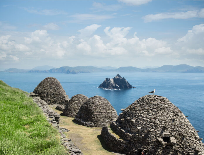 Die Unesco Welterbestätte Skellig Michael gehört ebenfalls zum ersten Marine Nationalpark Irlands. Bildrechte: Irland Information Tourism Ireland