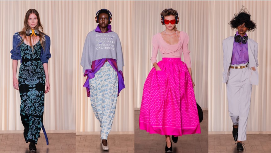 Paris Fashion Week: Dyson Technologie trifft auf Couture von Vivenne Westwood 1 Der Dyson OnTrac™ als stylishes Must-Have bei Vivienne Westwood; Fotocredit: Getty Images