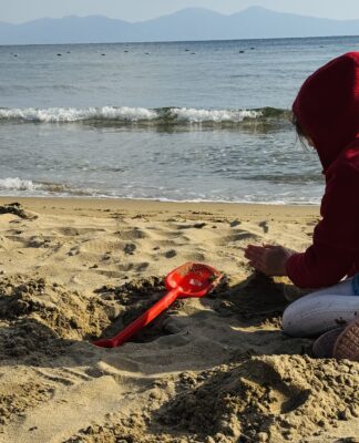 Foto des Tages: Osterferien am Meer mit Kindern – hauptsache Strand