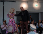 Elora Fashion Show Casting im Melia Frankfurt City: Marvin Muth im Interview mit Moderatorin Jane Uhlig