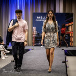 Miss Deutschland Celian Weil mit Model auf der Elora Fashion Show im Melia Frankfurt City Copyright: Dirk Gier