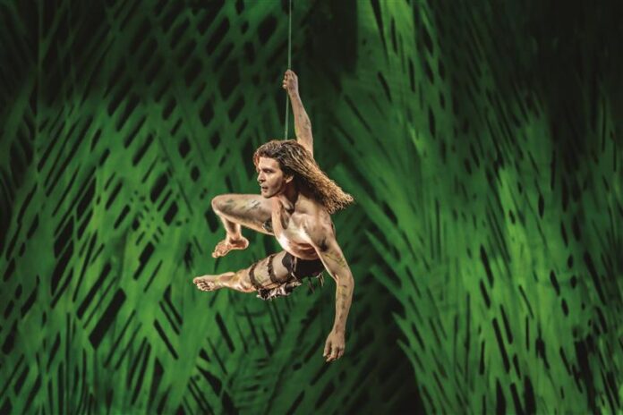 Alexander Klaws als Tarzan Foto: Stage Entertainment