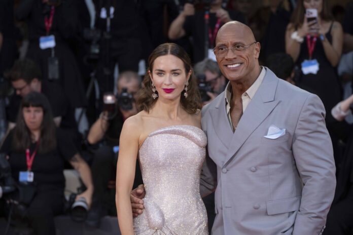 Emily Blunt und Dwayne Johnson / ©Luigi de Pompeis