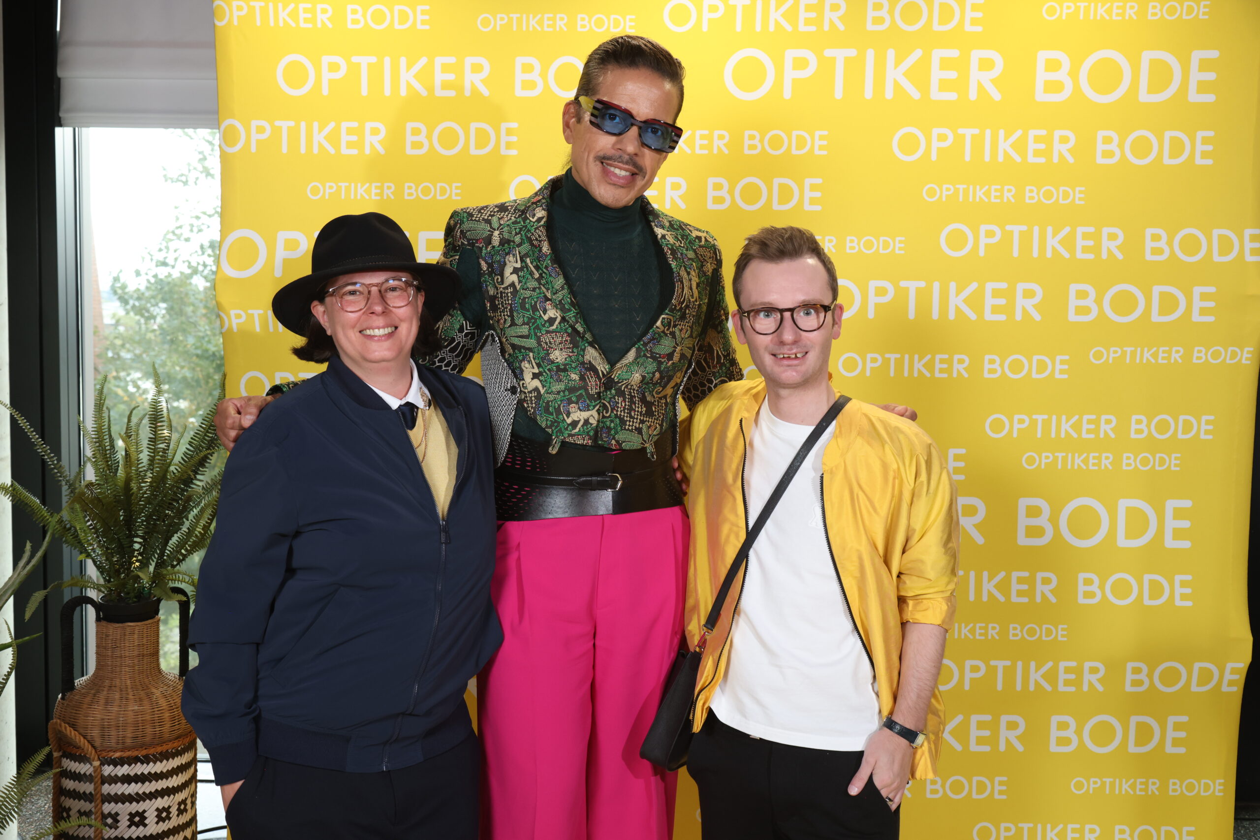 Optiker Bode Hausmesse im Empire Riverside Hotel /Carsten Bode, Frederike J. Gotthart, Jorge Gonzalez, Sybille Bode, Johanna Serraino Copyright: Optiker Bode / Wallocha