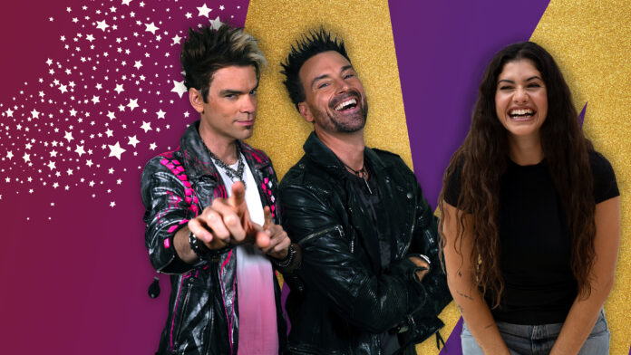 Die Ehrlich Brothers mit Prank-Komplizin Jeannie Wagner © ZDF/Contentladen - Honorarfreie Bildrechte:ZDF/Contentladen Fotograf:KiKA - Der Kinderkanal ARD/ZDF