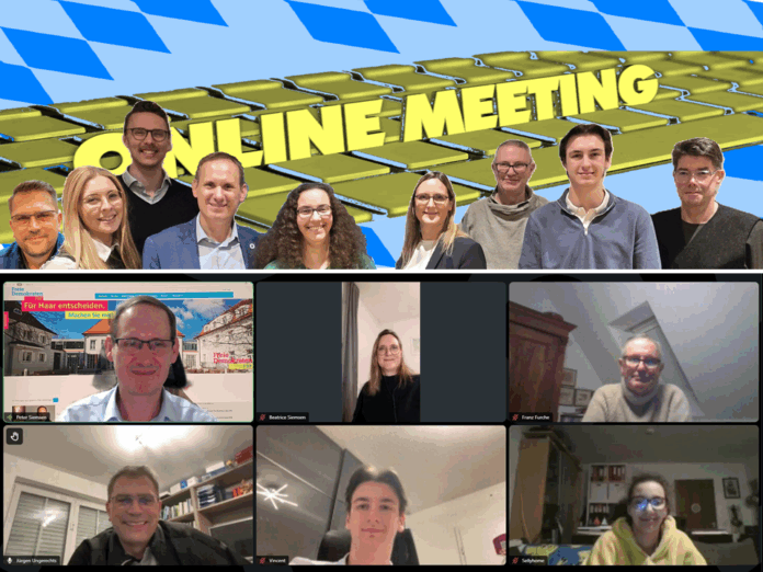 Online für das Gemeinwohl: Am virtuellen Kandidatenforum der Haarer Liberalen war man sich einig, was für Haar wichtig ist. (Foto: FDP Haar)