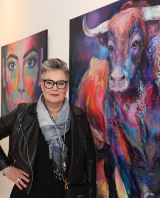 Christmas Cocktail von Manuela Rathje in Hamburg-Eppendorf – Kunst, Antarktis und inspirierende Begegnungen