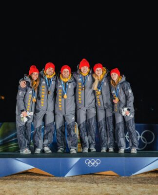 Olympische Winterspiele Mailand Cortina 2026 Rodel Team Staffel