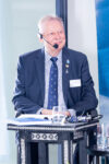 Ikarus Tours Polarforscher Volker Strecke beim Presse-Frühstück Foto. Shadi Komeili