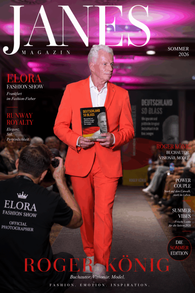 Roger König über Mut, Selbstfindung und seinen überraschenden Weg auf die ELORA Fashion Show 2026 2 Janes Magazin Cover Roger König Elora Fashion Show