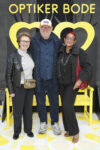 Food-Podcaster Boris Rogosch gemeinsam mit Helga und Greta von „OmaLiebe“ beim OMR Side-Event „FRAME THE FUTURE 2026“ von Optiker Bode in Hamburg.