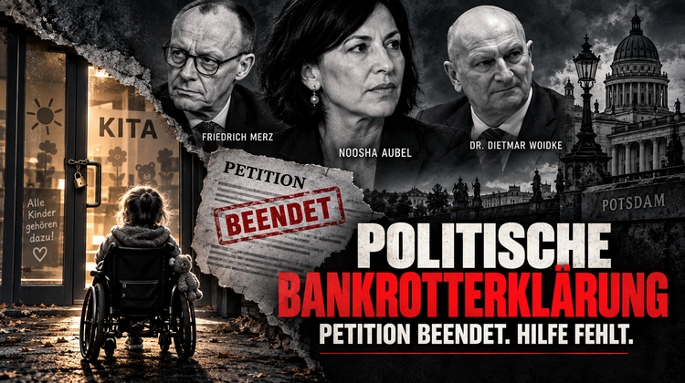 Noosha Aubel, CDU und SPD: Der Fall eines schwerbehinderten Kindes in Potsdam ist eine politische Bankrotterklärung Noosha Aubel, CDU und SPD: Der Fall eines schwerbehinderten Kindes in Potsdam ist eine politische Bankrotterklärung